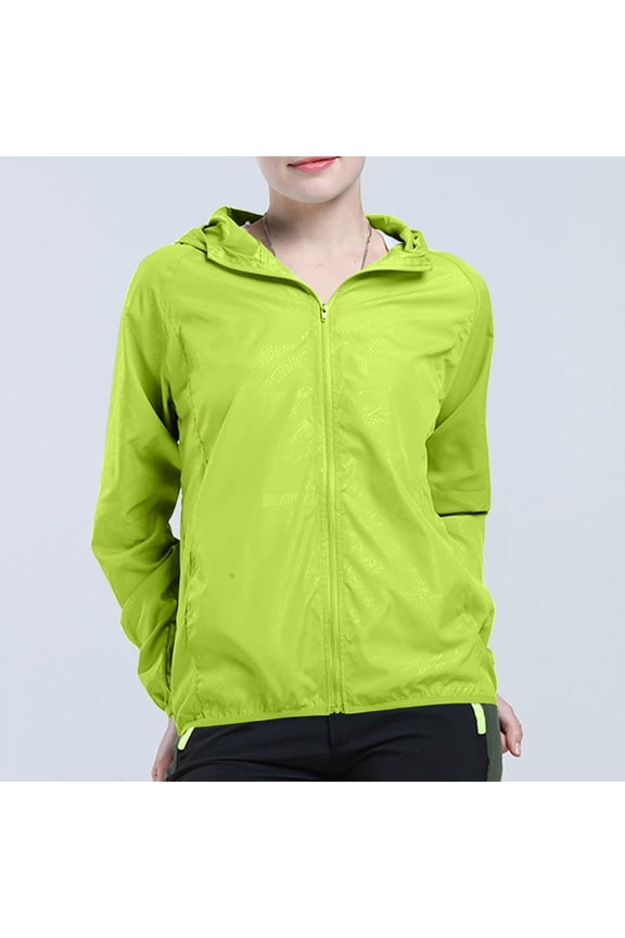 Women Men Windproof Jacket Outdoor Sports Dry Windbreaker Coat Tops Lightweight Long Sleeve Anoraks for Hiking Running