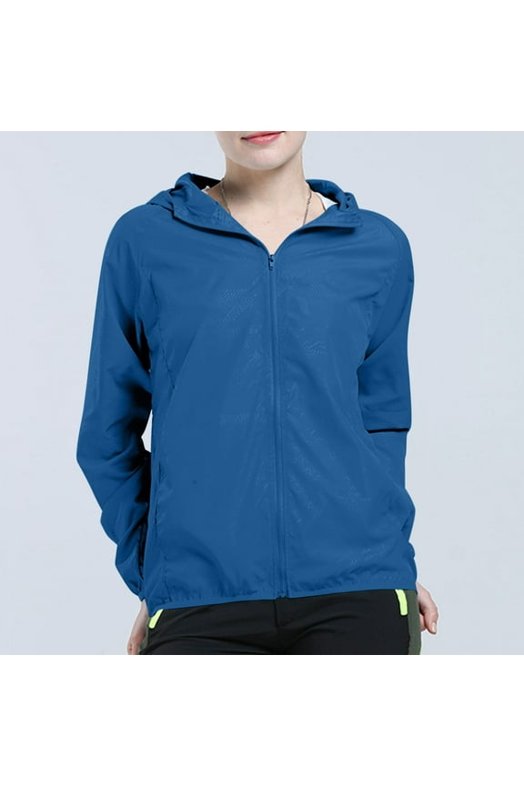 Women Men Windproof Jacket Outdoor Sports Dry Windbreaker Coat Tops Lightweight Long Sleeve Anoraks for Hiking Running