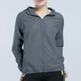 thumbnail image 1 of Women Men Windproof Jacket Outdoor Sports Dry Windbreaker Coat Tops Lightweight Long Sleeve Anoraks for Hiking Running, 1 of 6
