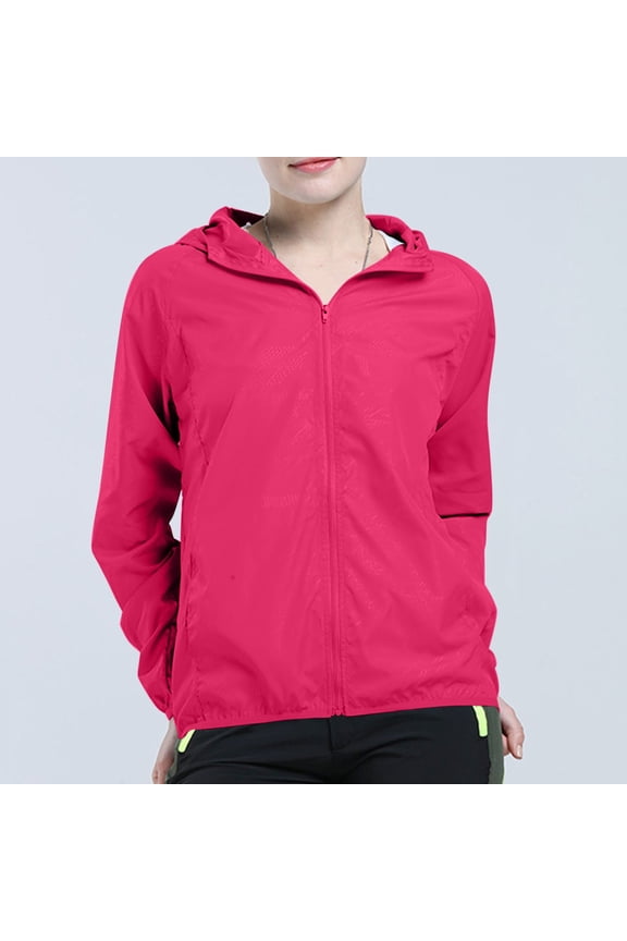 Women Men Windproof Jacket Outdoor Sports Dry Windbreaker Coat Tops Lightweight Long Sleeve Anoraks for Hiking Running