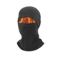 thumbnail image 1 of Women Men Windproof Warm Fleece Hat & Scarf Balaclava Hood Ski Full Face Mask Neck Warmer Cold Weather Headwear for Snowboard Winter Black, 1 of 3