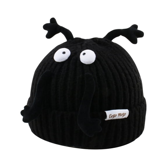 Women Men Winter Hat Cute Cartoon Knitted Beanies Soft Warm Caps for Streetwear Clothing Accessory