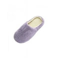 thumbnail image 1 of Women Men Winter Warm Fleece Anti-Slip Slippers Indoor Shoes, 1 of 2