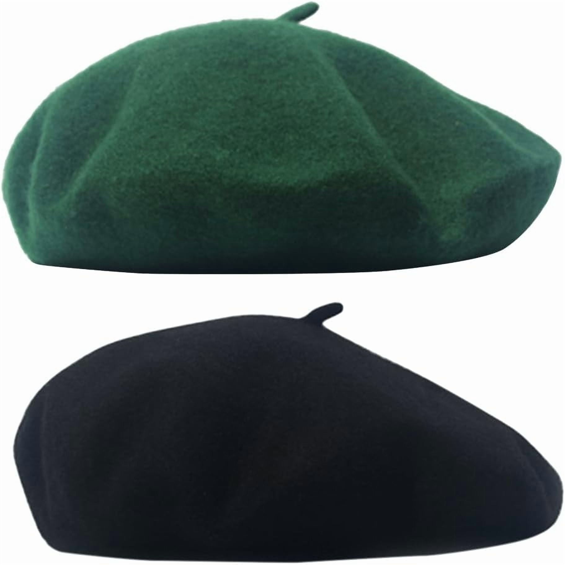 6435 Wool Blend French Beret For Men Women Artist Beanie Solid Color Women Men Wool French Beret Solid Color Warm Beanie Hat  main image 2