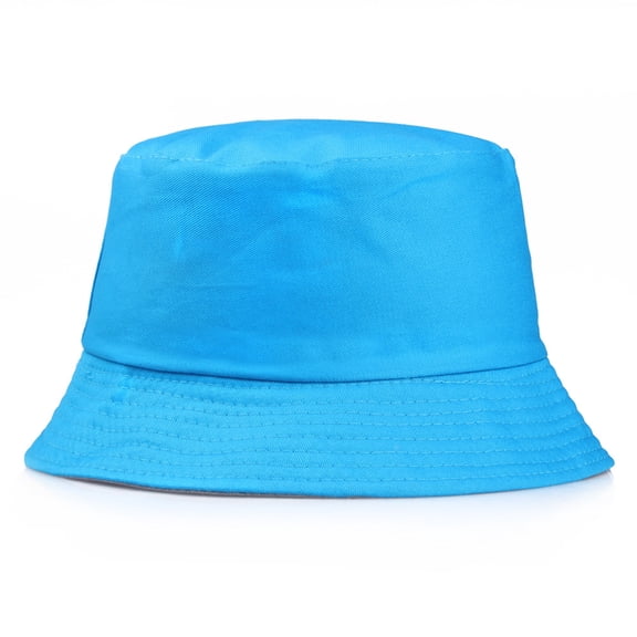 Women/Men's Bucket Hat, Packable Solid Color Sun Hat, Cotton Fisherman Cap