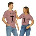 thumbnail image 1 of Women & Men's Jersey Short Sleeve Shirt | He Has Risen - Perfect Easter Tee, 1 of 10