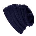 thumbnail image 1 of Women Men's Knitted Beanie Hat Skull Baggy Chunky Messy Ski Winter Cap, 1 of 5
