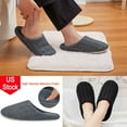 thumbnail image 1 of Women Men's Non-slip Warm Plush Slippers Soft Bottom Cotton Slippers Indoor Home, 1 of 7