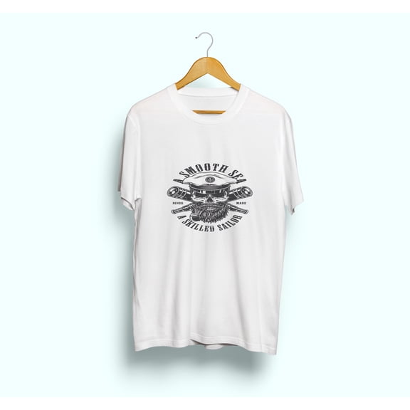 Women Men’s short sleeved T-shirt, a skilled sailor pattern printed cotton comfortable and breathable，Perfect for birthdays, holidays or any special occasion