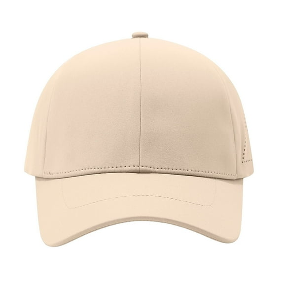 Women Mens Baseball Cap High Quality Simple Solid Quick Dry Breathable Adjustable Unisex Hat Running Workouts Beige A