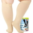 thumbnail image 1 of Women & Mens Compression Socks 20-30mmHg by Absolute Support - Beige, Small, 1 of 9