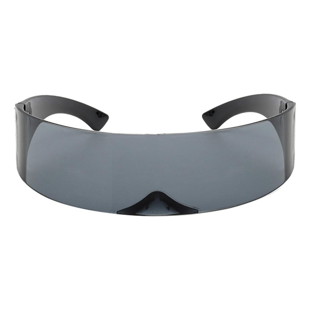 Futuristic cheap visor glasses