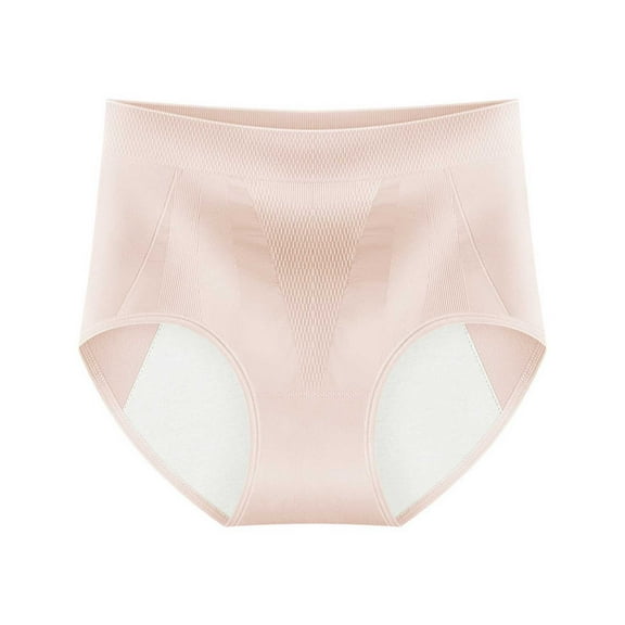 Women Menstrual Lateral Leakage Pants Menstrual Waist Underwear Three Widened Pure Crotch Briefs
