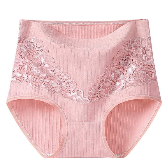 Women Menstrual Period Briefs Lace Easy Clean Panties 5 Pack US Size XL-6XL