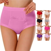 Women Menstrual Pocket High Waist Leakage Pants Breathable Protective Underwear for Care Comfortable