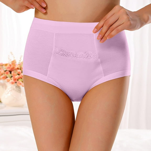 Women Menstrual Pocket Pocket High Waist Leakage Pants Padded Underwear Men