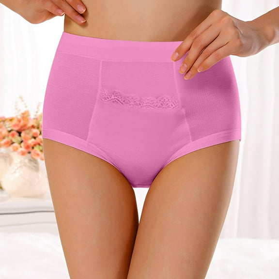 Women Menstrual Pocket Pocket High Waist Leakage Pants Padded Underwear Men