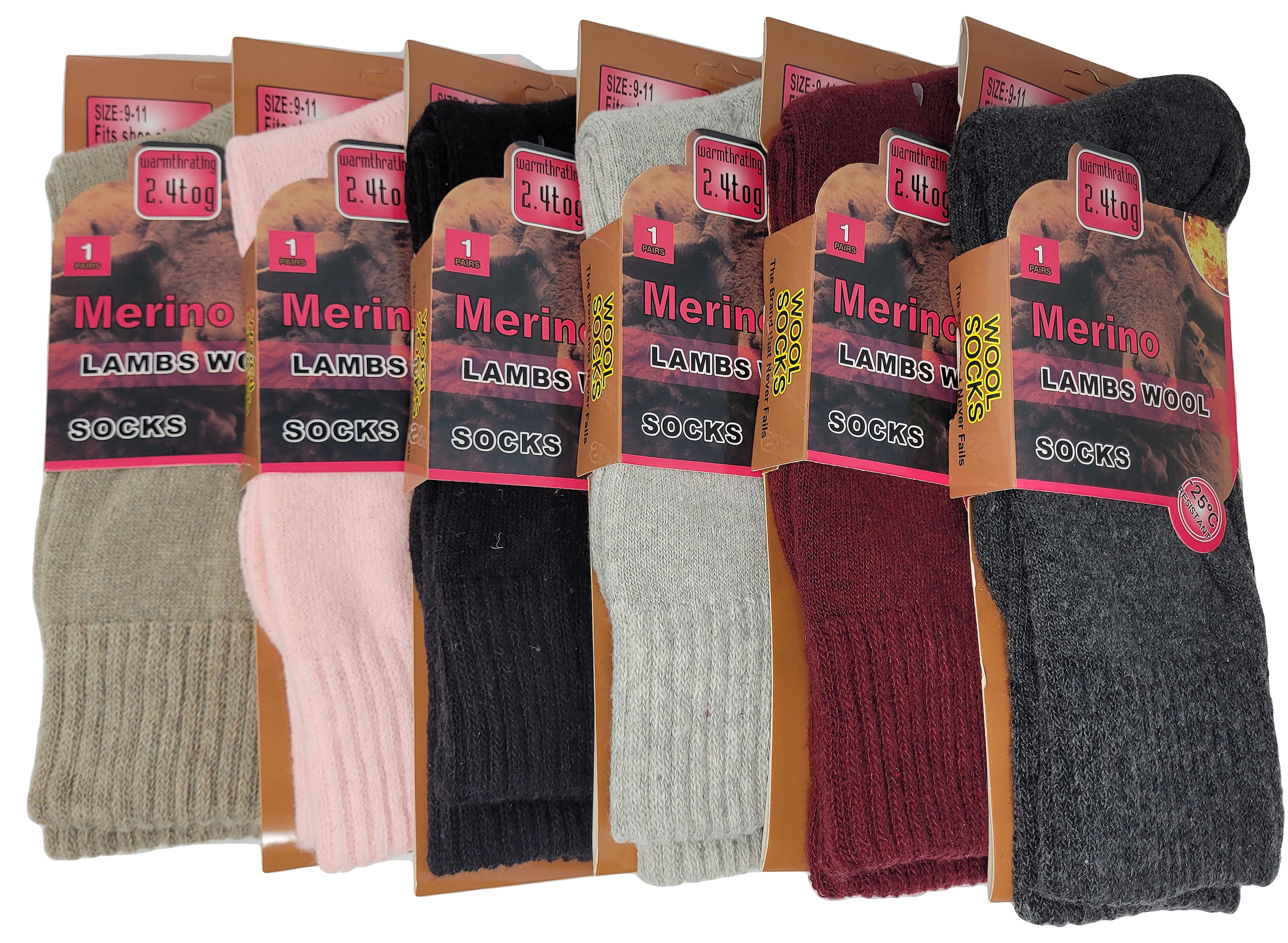 Thick Winter Hiking Socks Women's Thermal Hiking Socks - 3 Pairs