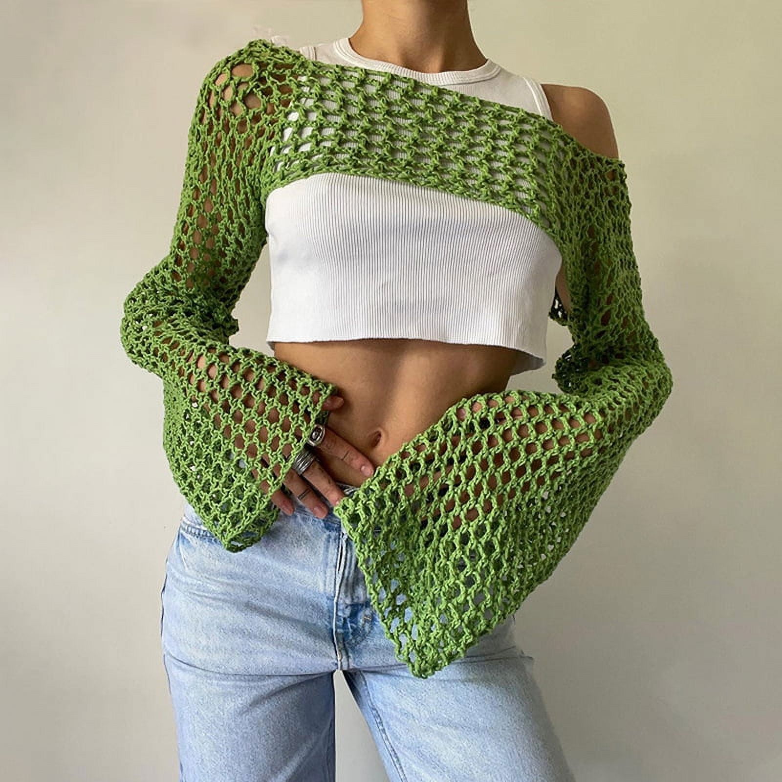 crochet sleeve top