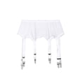 thumbnail image 1 of Women Mesh Sexy Garter Belt 6 Metal Buckles Straps Sexy Suspender Elastic Belt Garters Night Club Femme Underwear, 1 of 6