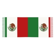 Women Mexican-Flag Scarfs Large Warm Soft Shawls Wraps