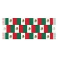 thumbnail image 1 of Women Mexican Flag Scarfs Large Warm Soft Shawls Wraps, 1 of 6