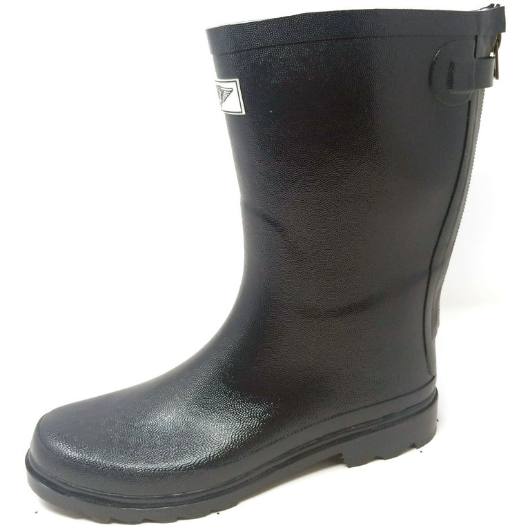 Womens black wellies size 6 deals