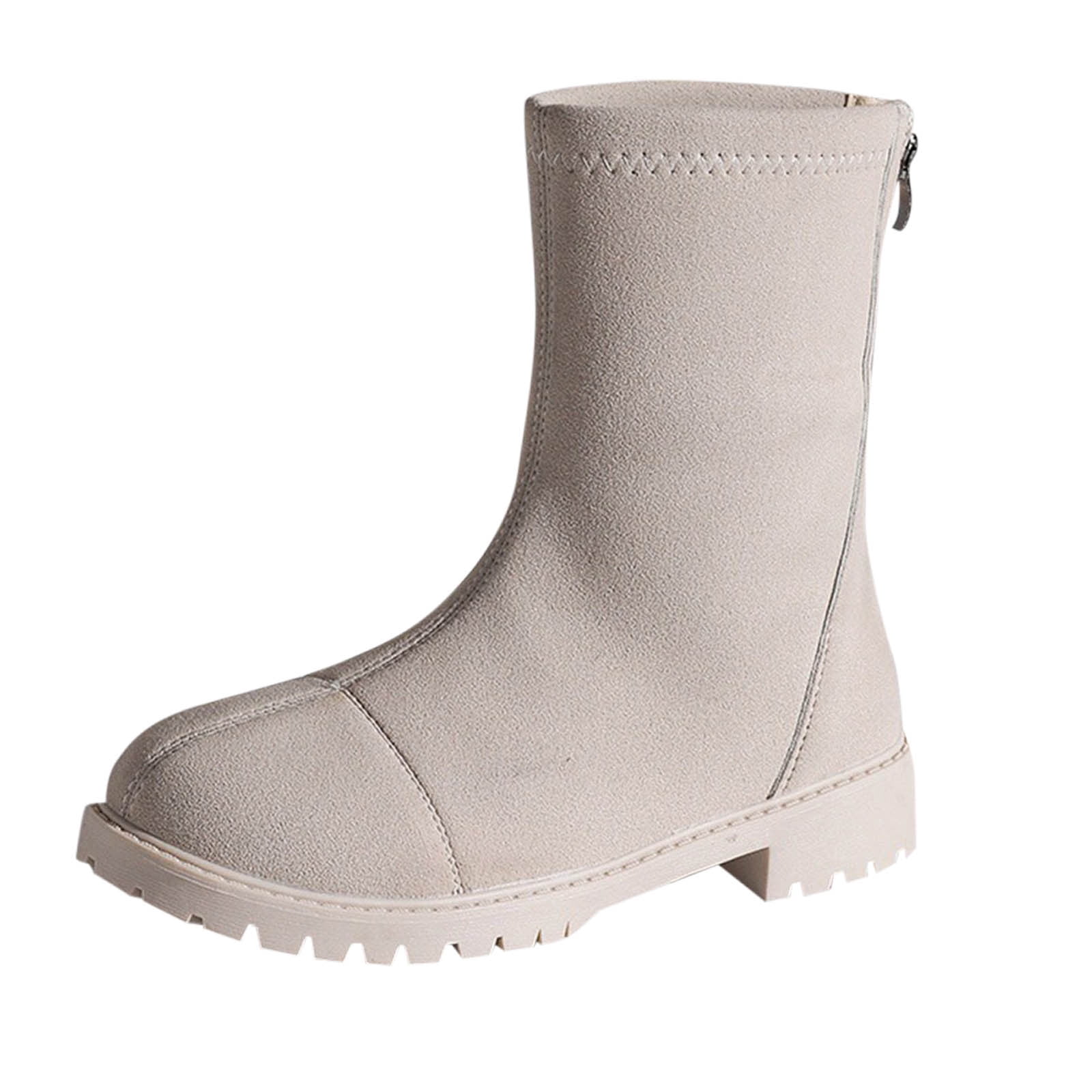 Women Mid Calf Rain Boots Waterproof Rubber Boots Garden Boots Waterproof Garden Shoes Anti-Slipping Fashion Rubber Out Work Rain Shoes