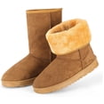 thumbnail image 1 of Women Mid Calf Snow Boots, Warm Faux Fur Lined Winter Boots with Anti-Slip TPC Sole for Outdoor and Casual Wear, 1 of 5