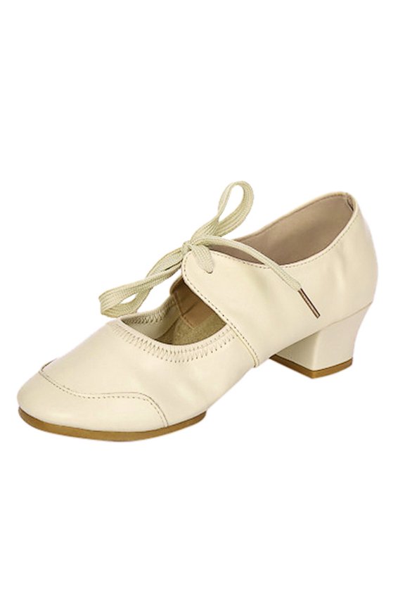 Women Middle Heels Professional Ladies Dance Shoes Elegant Design Suitable For Dancing Prom Ballroom Latin And Ballet Various Dance Scenes ,Us Size:7.5