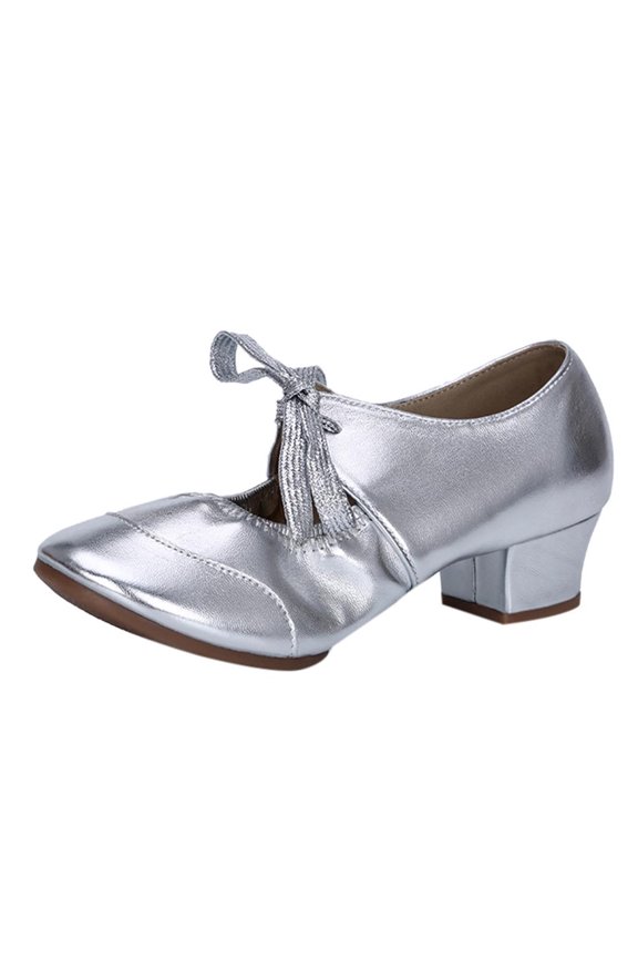 Women Middle Heels Professional Ladies Dance Shoes Elegant Design Suitable For Dancing Prom Ballroom Latin And Ballet Various Dance Scenes ,Us Size:8.5