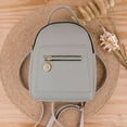 thumbnail image 1 of Women Mini Backpack Purse Solid Color Faux Leather Small Daypack for Daily Casual 7.1x2.4x7.9 Inch, 1 of 4