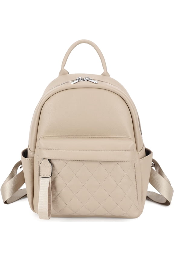 Women Mini Backpacks Small Backpack Purse Fashion Vegan Leather Quilted Little Daypack Bag