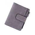 thumbnail image 1 of Women Mini Wallet Zipper Card Holder Coin Purse Small Leather Clutch Bag Handbag, 1 of 7
