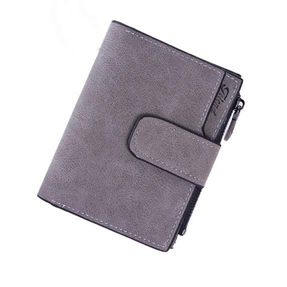 Women Mini Wallet Zipper Card Holder Coin Purse Small Leather Clutch Bag Handbag