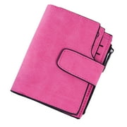 Hirigin Women Mini Wallet Zipper Card Holder Coin Purse Small Leather Clutch Bag Handbag