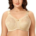 thumbnail image 1 of Women Minimizer Bra Comfort Wirefree Full Coverage Large Bust Non-Padded 40A, 1 of 9