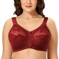 thumbnail image 1 of Women Minimizer Bra Comfort Wirefree Full Coverage Large Bust Non-Padded 40A, 1 of 8