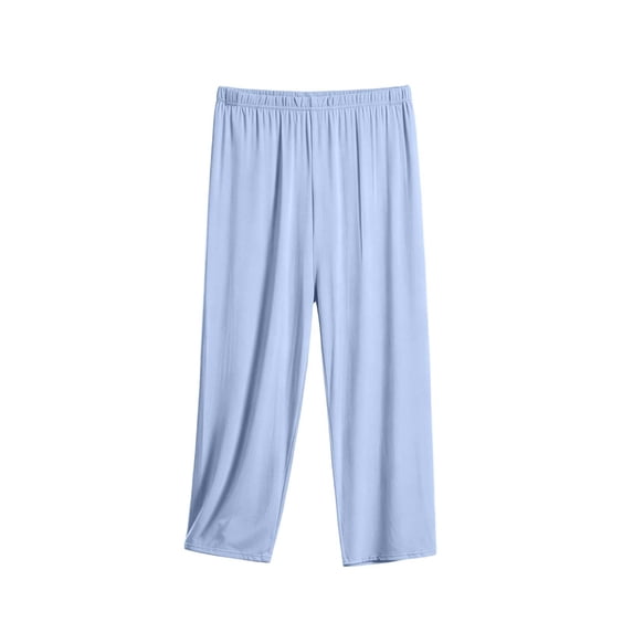 Women Modal Pajamas Capris Pants Plus Size Fall Comfy Pjs Buttoms
