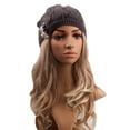 thumbnail image 1 of Women Modern Lace Button Leaves Hollow Out Knitting Hat Fashion Accessories Winter Hats ( Grey), 1 of 2