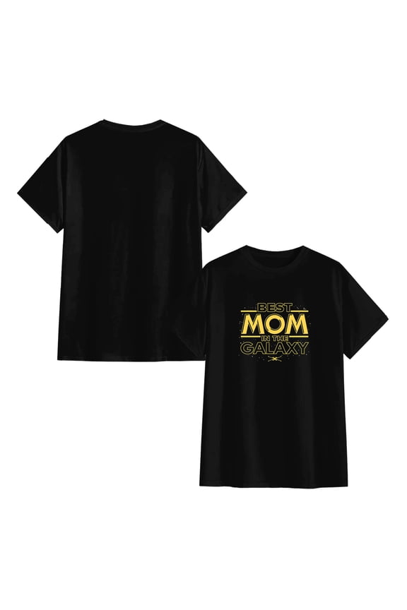 Women Mom mother Shirt Gift, Best Mom in the Galaxy T-Shirt