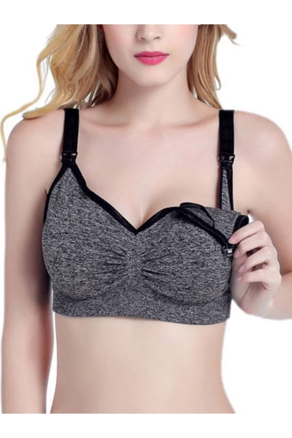 Women Mommy Cotton Nursing Bra Pregnant Maternity Breastfeeding Bras Underwear Cup BCD