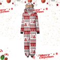 Women Mommy Jumpsuit For Christmas Family Pajamas Cute Big Headed Deer
