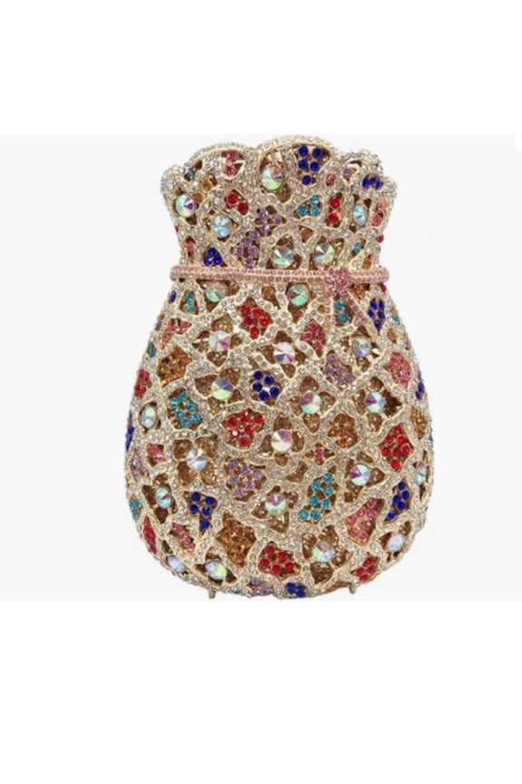 Women Money Pouch Evening Bag Sparkling Crystal Purses Rhinestones Wedding Party Prom Clutch