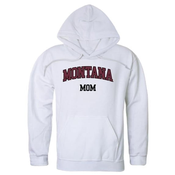 Women Montana Grizzlies Mom Hoodie, White - 2XL