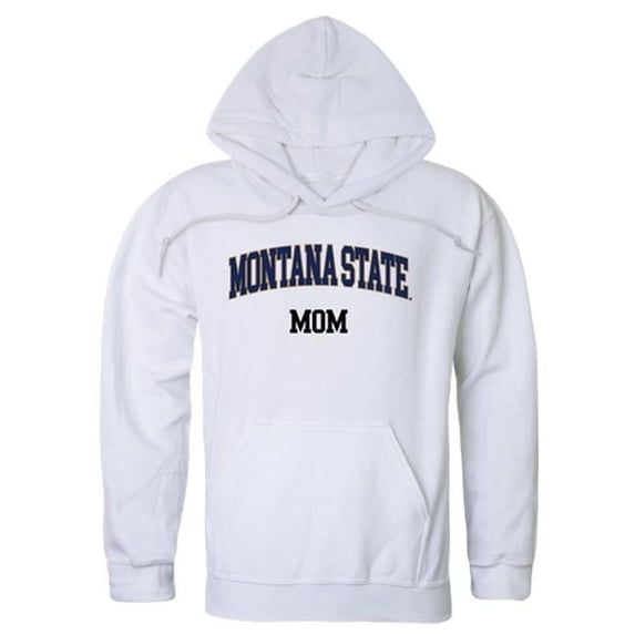 Women Montana State Bobcats Mom Hoodie, White - 2XL