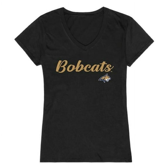 Women Montana State Bobcats Script T-Shirt, Black - 2XL