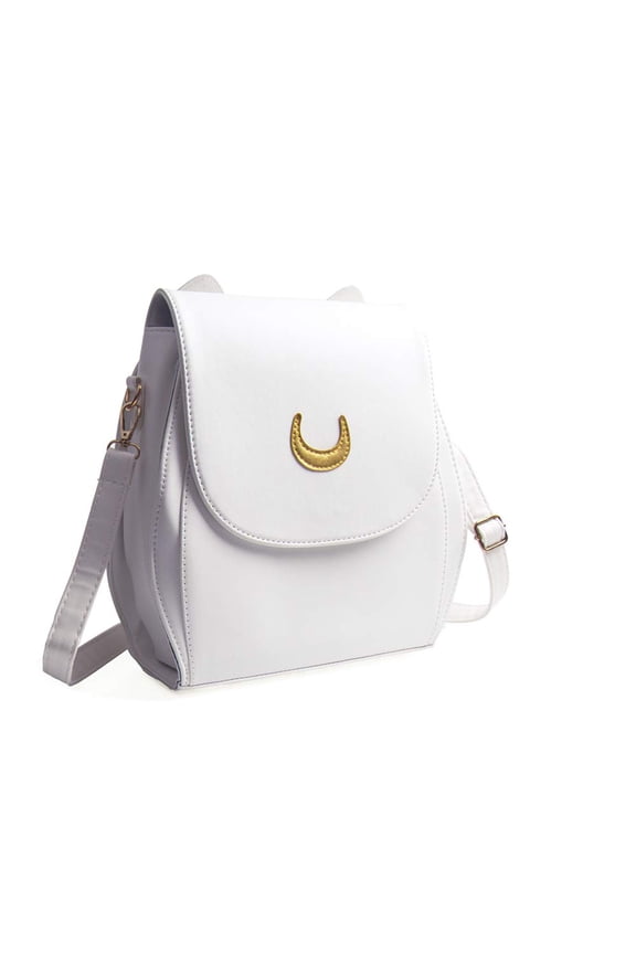 Women Moon Sailor Purses and Handbags Cute Cat Anime Backpack Fashion Sparkling Satchel Tote Shoulder Bag