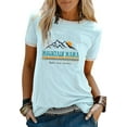 thumbnail image 1 of Women Mountain Mama Shirt Mom Camping Tees Tops, 1 of 3