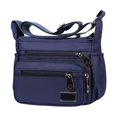 thumbnail image 1 of Women Multi Pockets Crossbody Bag Waterproof Nylon Single Shoulder Bag Travel Purses Handbags,Blue, 1 of 6